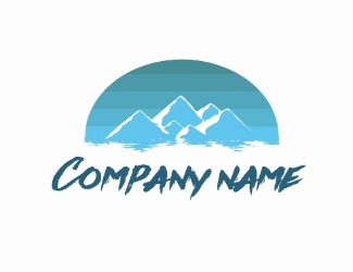 Projekt graficzny logo dla firmy online Mountains